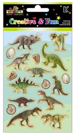 AUTOCOLLANTS DINOSAURES
